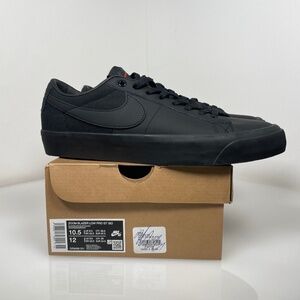 Size 10.5 - Nike SB Zoom Blazer Low Pro GT ISO Triple Black DR9099-001